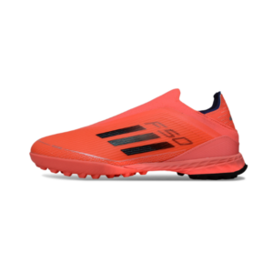 Adidas F50 Elite Laceless Red Turf TF Kids Football Boot