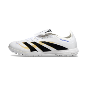 Adidas Predator 25 Fold-Over Tongue League White Turf TF Kids Football Boot