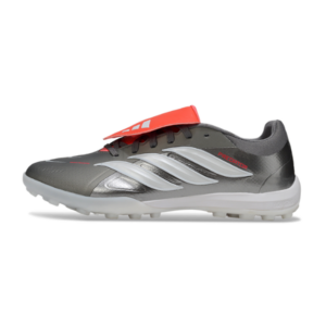 Adidas Predator 26 Elite Tongue Gray White and Orange Turf TF Football Boot