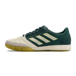 Adidas Competition Top White and Green Indoor IC Football Boot