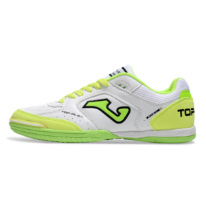 Joma Top Flex 24 IC White and Green Futsal Football Boot