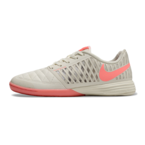 Nike Lunar Gato II IC Gray and Pink Indoor IC Football Boot