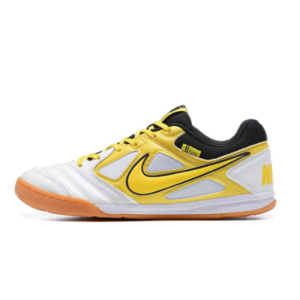 Nike SB Gato X Supreme White, Yellow and Black Indoor IC Football Boot