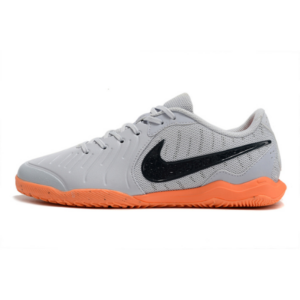 Nike Tiempo 10 Legend Academy Grey and Orange Indoor IC Football Boot