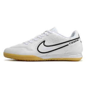 Nike Tiempo Legend 9 Elite White and Black Indoor IC Football Boot