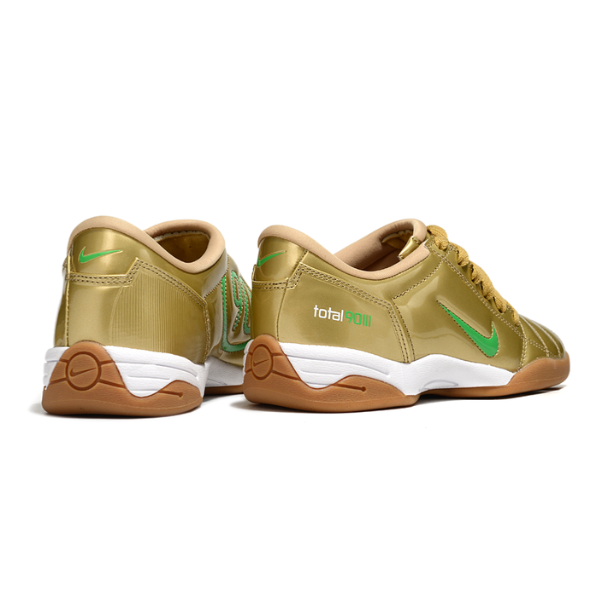 Nike Total 90 III Gold and Green Indoor IC Football Boot - Image 3