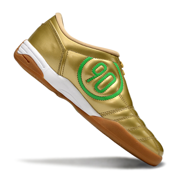 Nike Total 90 III Gold and Green Indoor IC Football Boot - Image 5