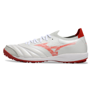 Mizuno Neo Sala Turf TF White and Red Football Boot
