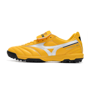 Mizuno Morelia Sala Classic Yellow White and Black Turf TF Football Boot