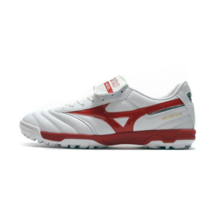 Mizuno Morelia Sala Classic White and Red Turf TF Football Boot