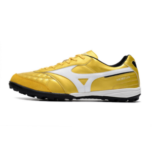 Mizuno Morelia Sala Turf TF Golden and White Football Boot
