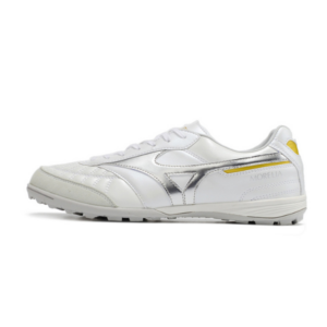 Mizuno Morelia Sala White and Silver Turf TF Football Boot