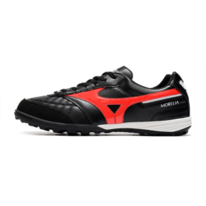 Mizuno Morelia Sala Black Red and White Turf TF Football Boot