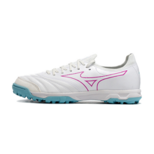 Mizuno Neo Sala White and Light Blue Turf TF Football Boot