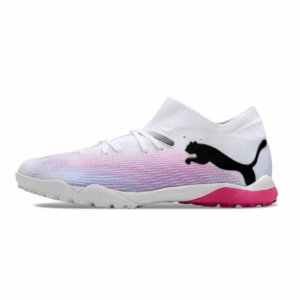 Puma Future 7 White and Purple Turf TF Football Boot
