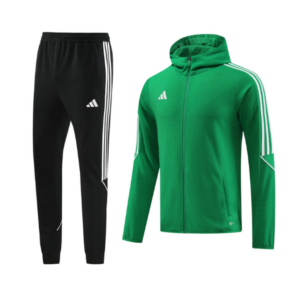 Adidas Cold Set Green and Black Coat and Pants