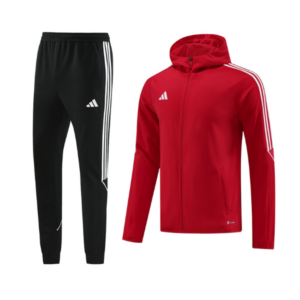 Adidas Cold Red and Black Set Coat and Pants