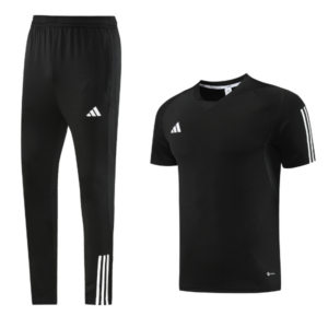 Adidas Black Training Set T-Shirt and Pants