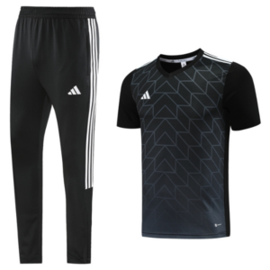 Adidas Training Black and Grey Training Set T-Shirt and Pants