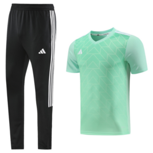Adidas Training Light Green Training Set T-Shirt and Pants
