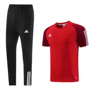 Adidas Red Training Set T-Shirt and Pants