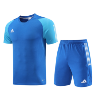 Adidas Light Blue Training Set T-Shirt and Shorts