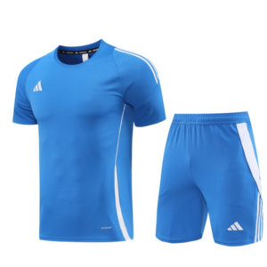 Adidas Light Blue Training Set T-Shirt and Shorts