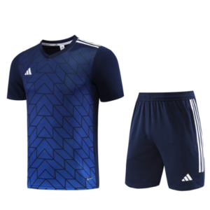 Adidas Dark Blue Training Set T-Shirt and Shorts