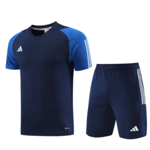Adidas Dark Blue Training Set T-Shirt and Shorts