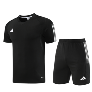 Adidas Black Training Set T-Shirt and Shorts