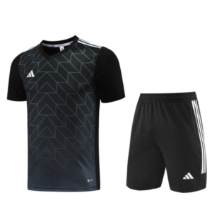 Adidas Black Training Set T-Shirt and Shorts