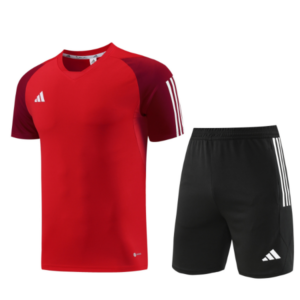 Adidas Red Training Set T-Shirt and Shorts