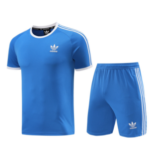 Adidas Light Blue Training Set T-Shirt and Shorts