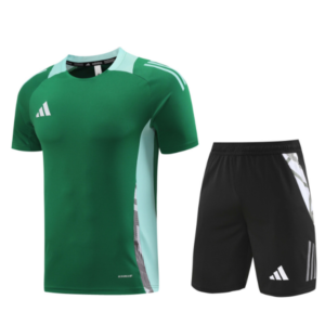 Adidas Green Training Set T-Shirt and Shorts