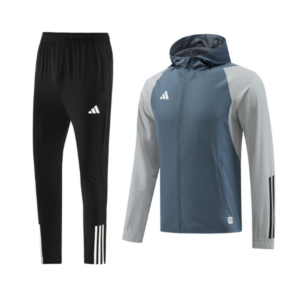 Adidas Grey Cold Set Coat and Pants