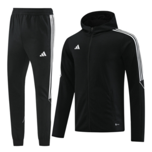 Adidas Cold Set Black and White Coat and Pants