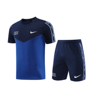 Nike Blue Training Set T-Shirt and Shorts
