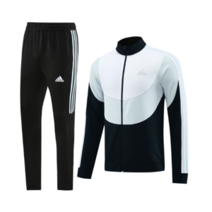 Adidas White and Black Cold Set Jacket and Pants