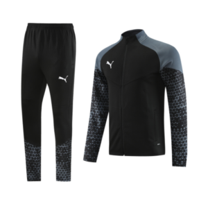 Puma Black and Grey Cold Set Jacket and Pants
