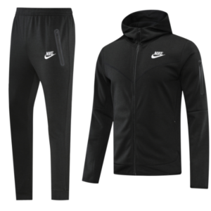 Nike Tech Fleece Black Cold Set Coat and Pants