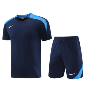 Nike Blue Training Set T-Shirt and Shorts