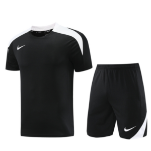 Adidas Black and White Training Set T-Shirt and Shorts