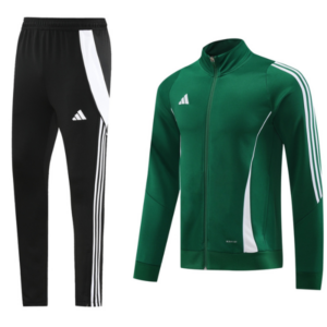 Adidas Green and Black Cold Set Jacket and Pants