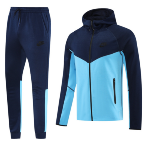 Nike Cold Set Blue Dark and Light Cold Set Coat and Pants