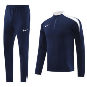 Nike Blue Cold Set Quarter-Zip Top and Pants