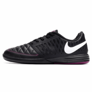 Nike Lunar Gato II Black and Pink Indoor IC Football Boot