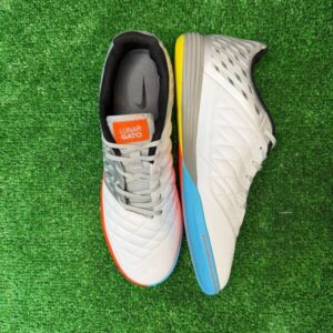 Nike Lunar Gato II White and Gray Indoor IC Football Boot Size 42 Eur