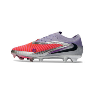 Nike Phantom 6 Elite Pink, Silver and Purple Firm Ground FG Football Boot
