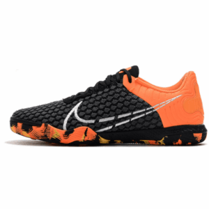 Nike Reactgato Black and Orange Indoor IC Football Boot
