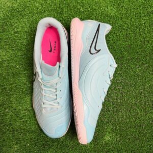 Nike Tiempo 10 Legend Academy Light Blue Indoor IC Football Boot Size 42 Eur